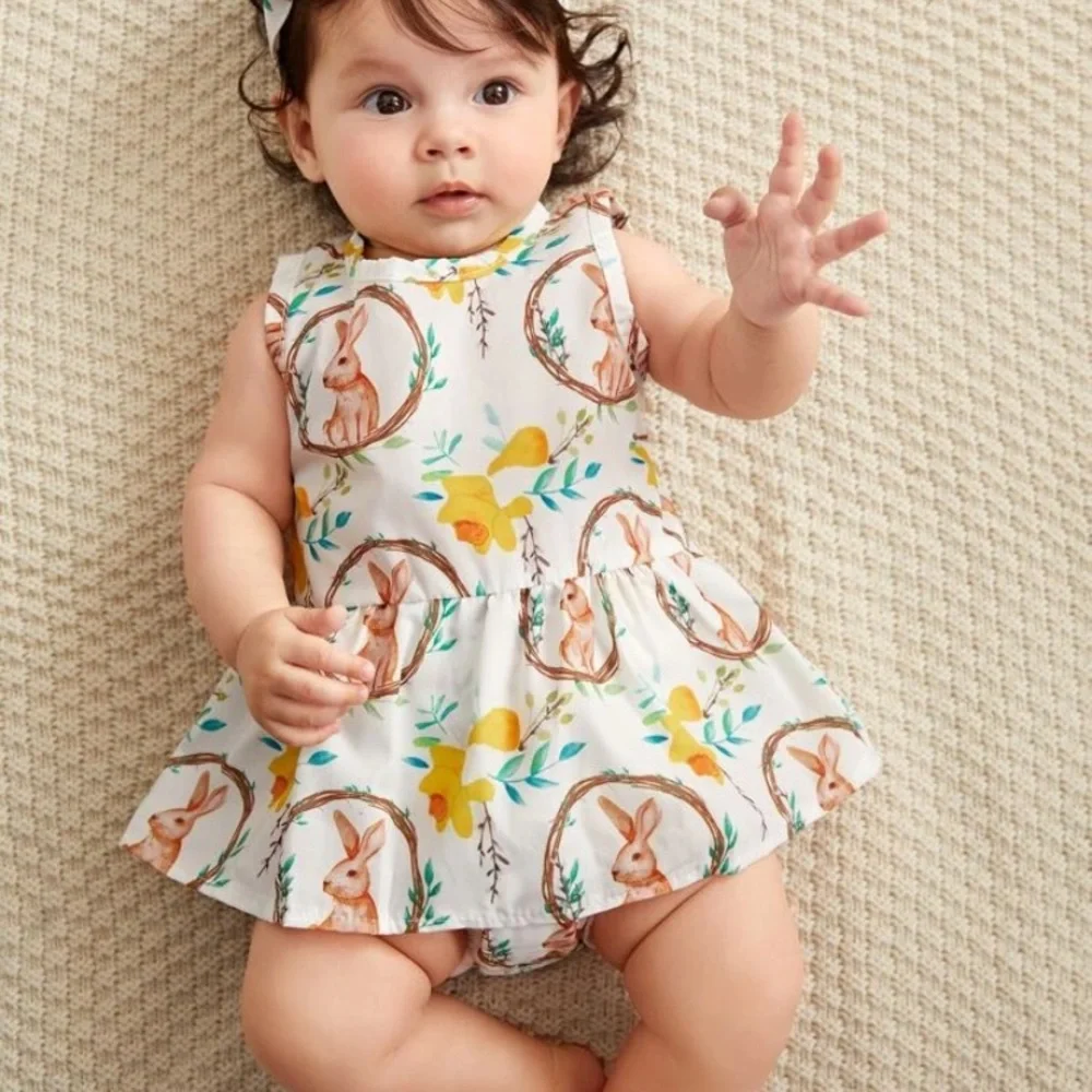 Easter 🐣 outfit. Adorable top with bloomer. - Picture 3 of 7